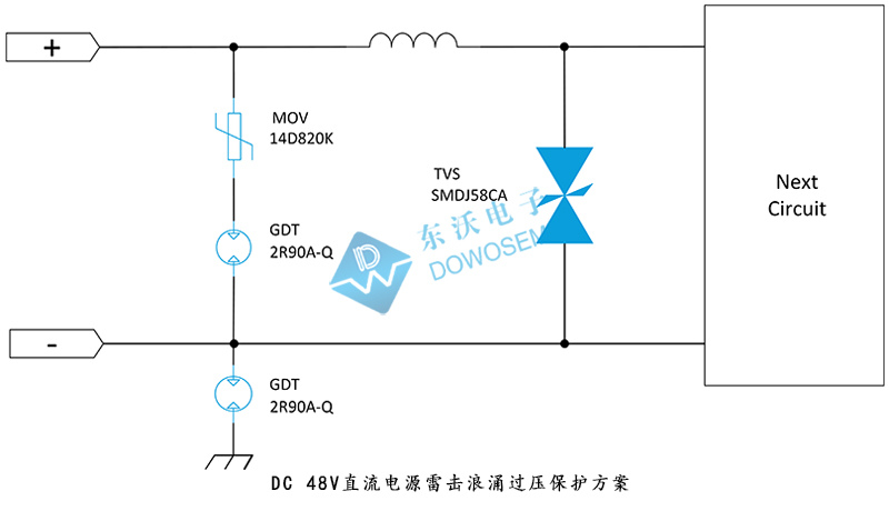 DC 48V直流電源雷擊浪湧過壓保護方案.jpg